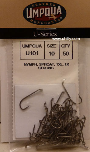 Umpqua U101 Nymph Hook 50 Pack