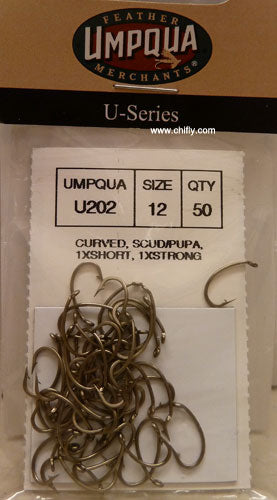 Umpqua U202 Nymph/Scud Hook 50 Pack