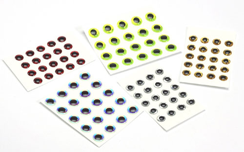 Adhesive 3D Holographic Eyes