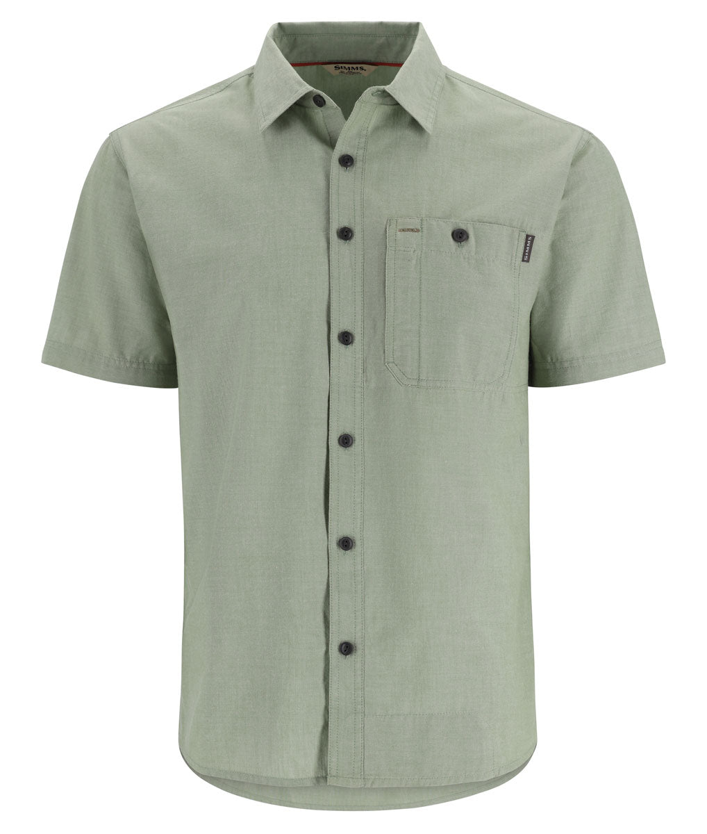 Simms Cutbank Chambray SS Shirt - Large