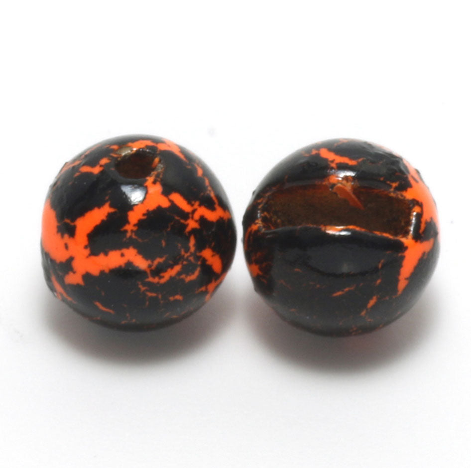 Crackle Slotted Tungsten Beads