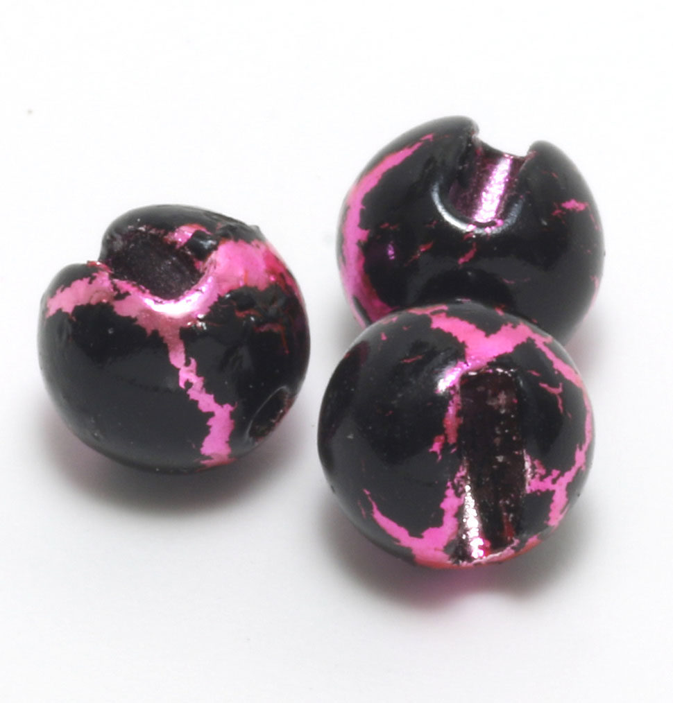 Crackle Slotted Tungsten Beads