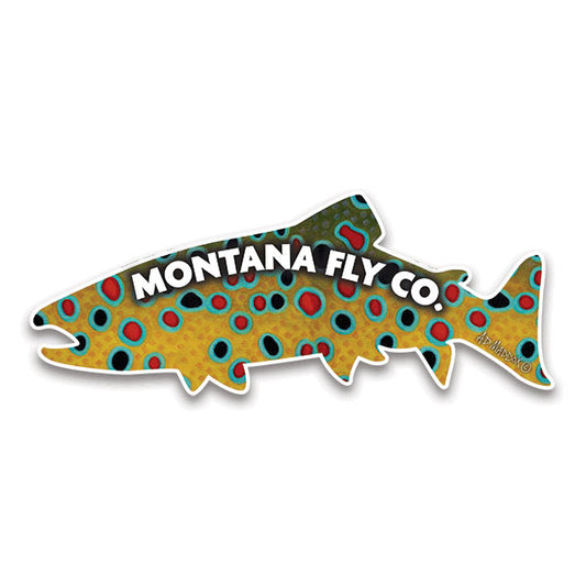 MFC Maddox's Brown Trout Skin Sticker