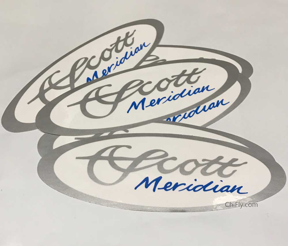 Scott Meridian Oval Decal