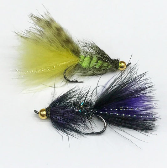 Gold Bead Steelhead Bugger - Mult Colors