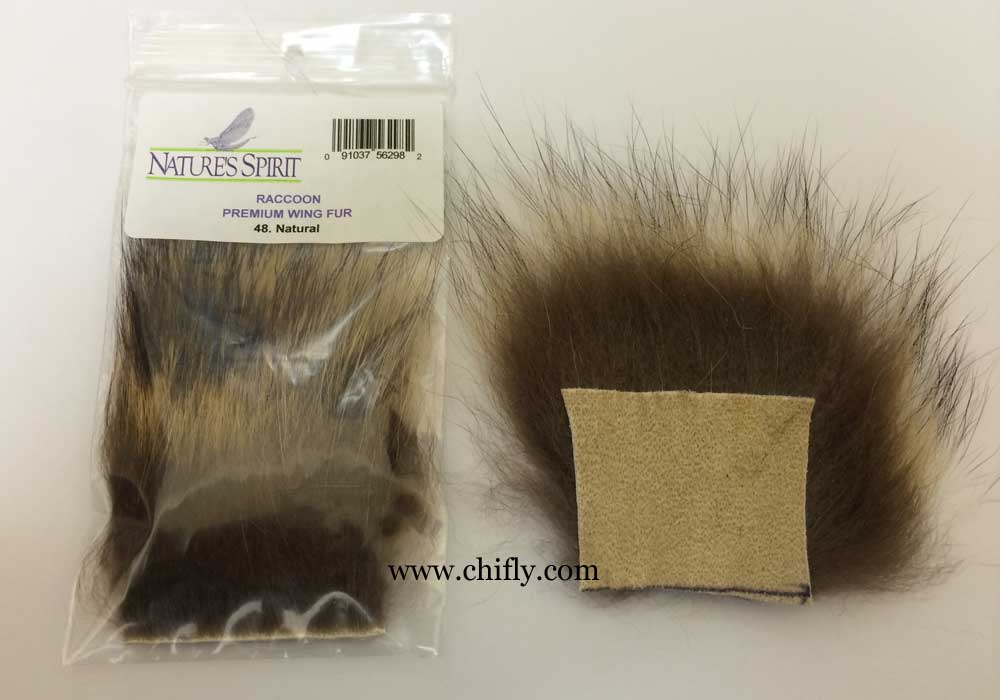 Racoon Premium Wing Fur