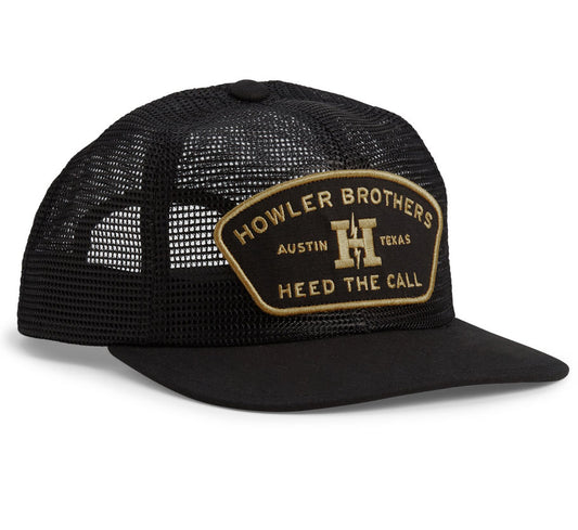 Howler Bros Unstructured Snapback : Feedstore - Black-Gold