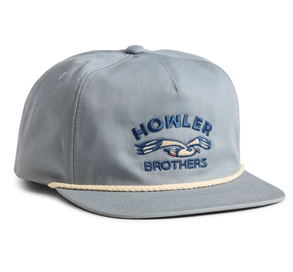 Howler Unstructured Snapback : Lone Gull : Stone Blue