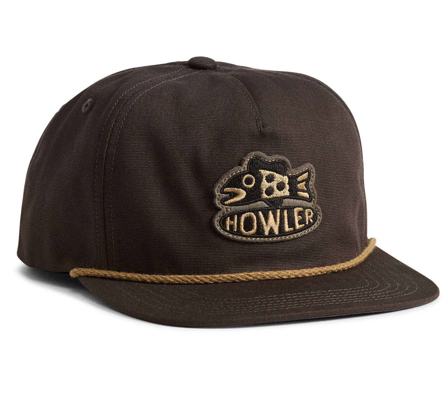 Howler Unstructured Snapback : Travelin' Fish : Antique Black