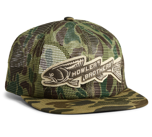 Howler Unstructured Snapback : Trout Bolt Camo