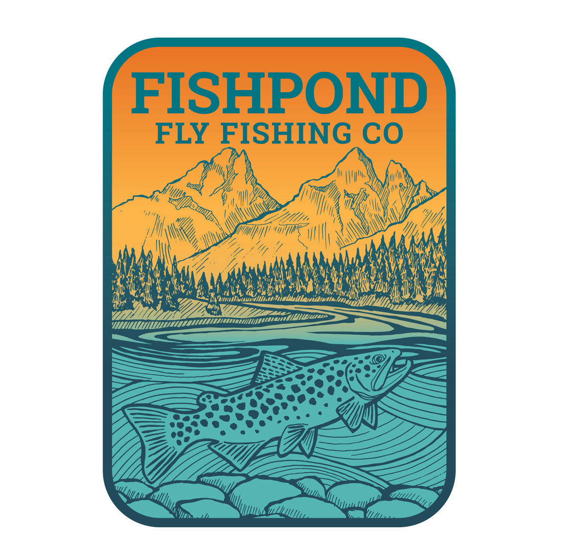 Fishpond Solitude Sticker