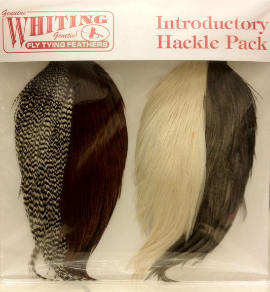 Whiting Introductory Hackle Pack- 4 Half Capes