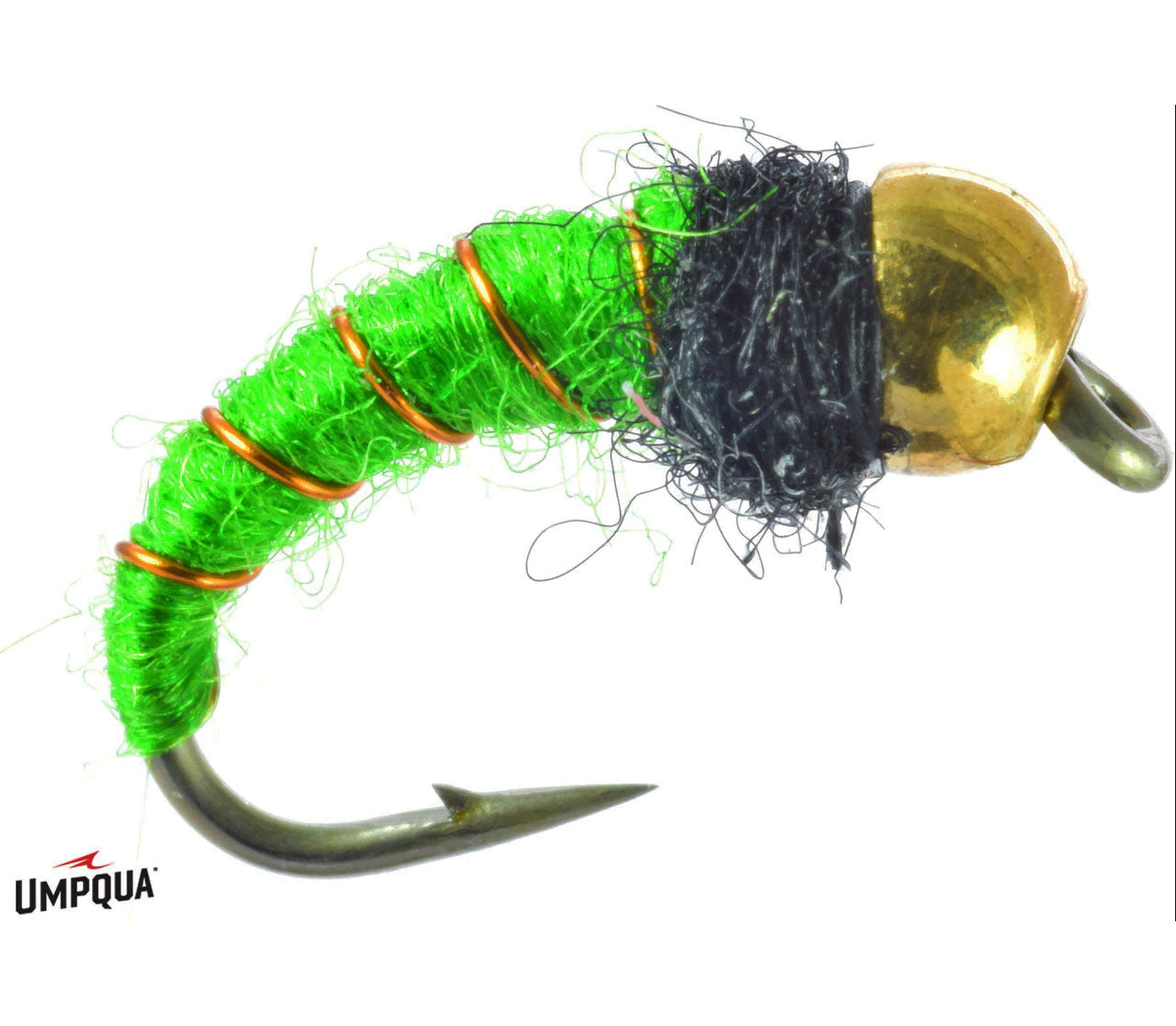 Caddis Larva BH Bright Green