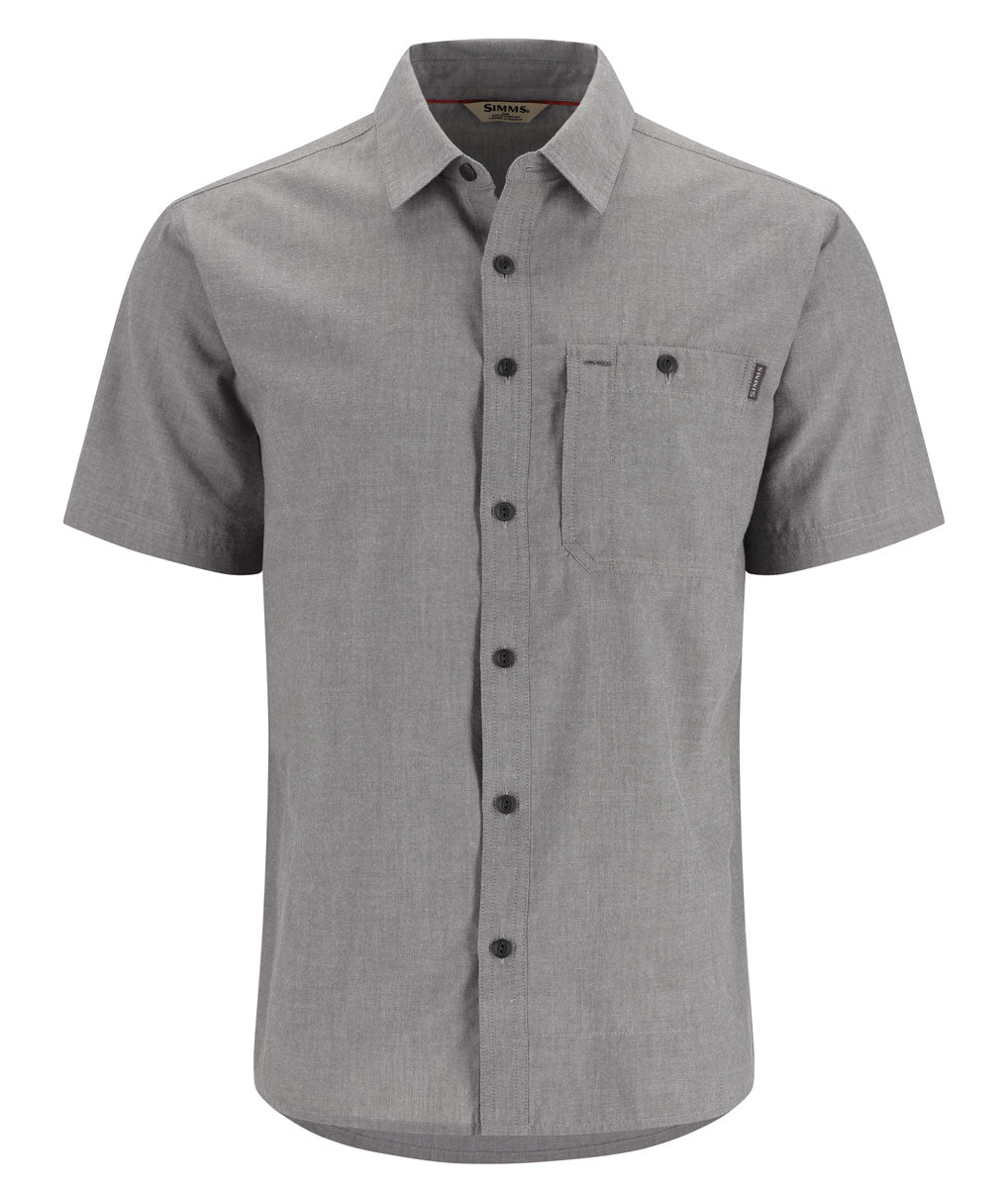 Simms Cutbank Chambray SS Shirt - Large