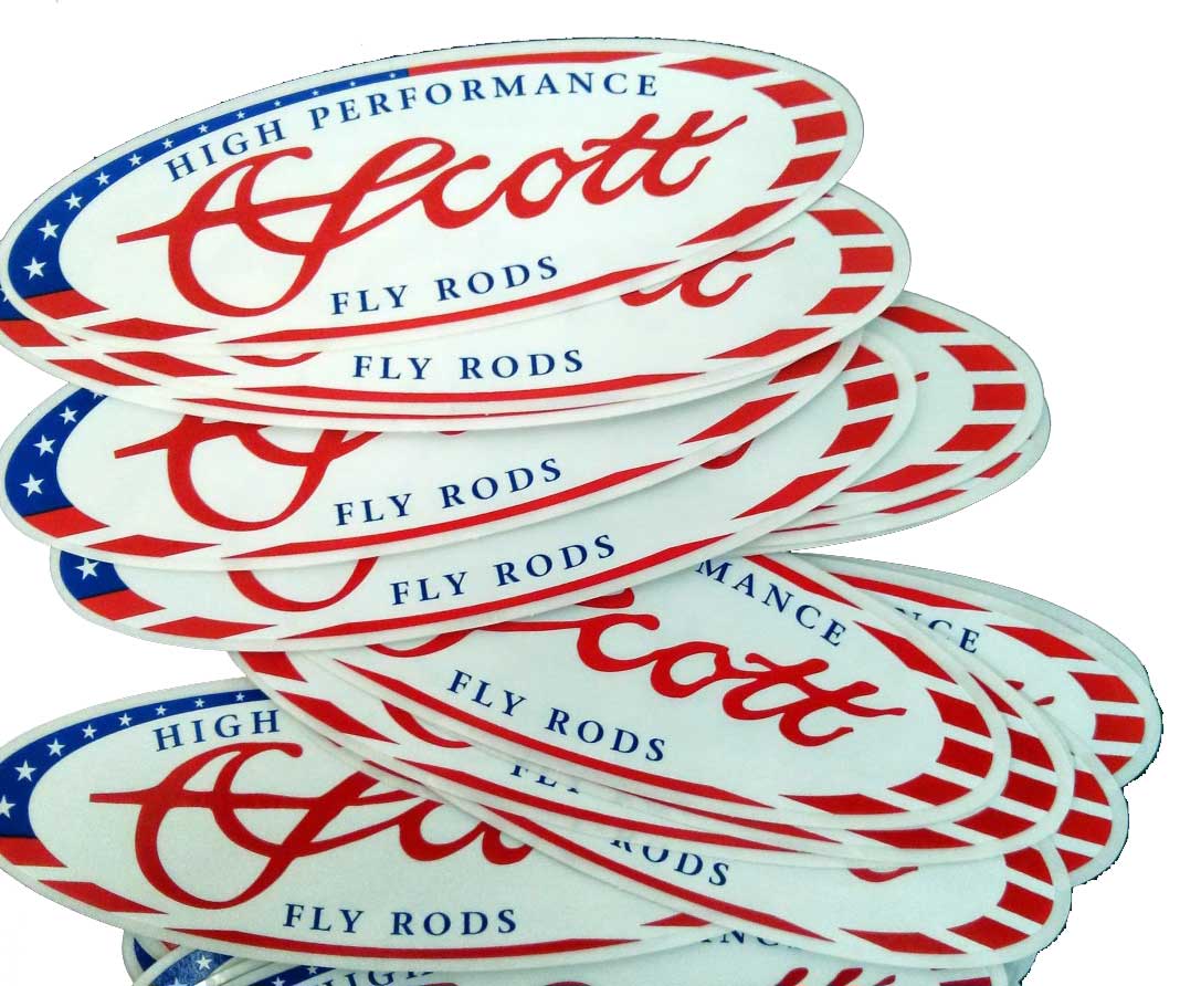 Scott American Flag Oval Decal