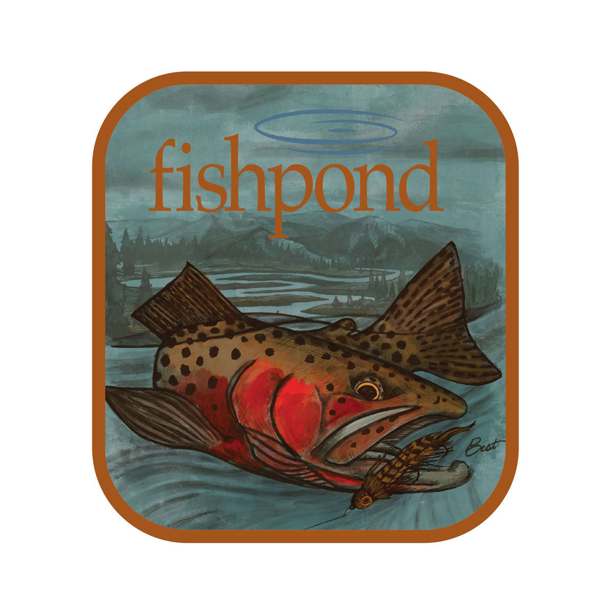 Fishpond Drop Off Sticker