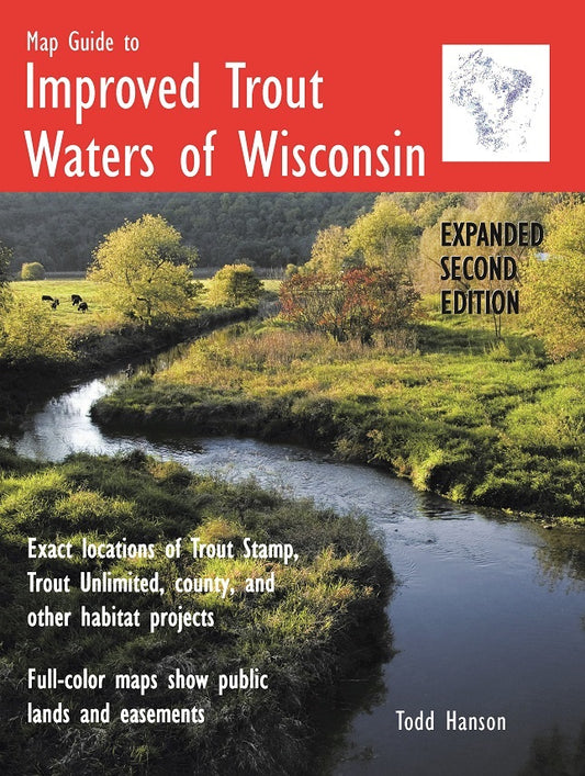 Map Guide To Improved Trout Waters of Wisconsin