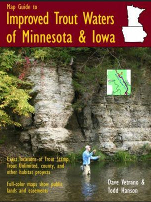 Map Guide To Improved Trout Waters of Minnesota and Iowa