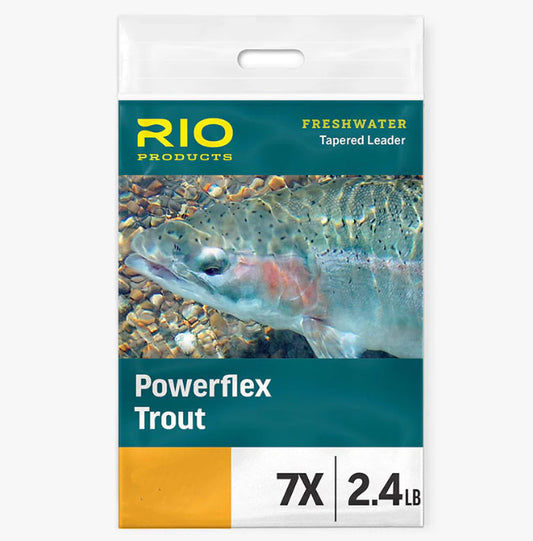 Rio Powerflex Trout Leader - Single and 3 Packs