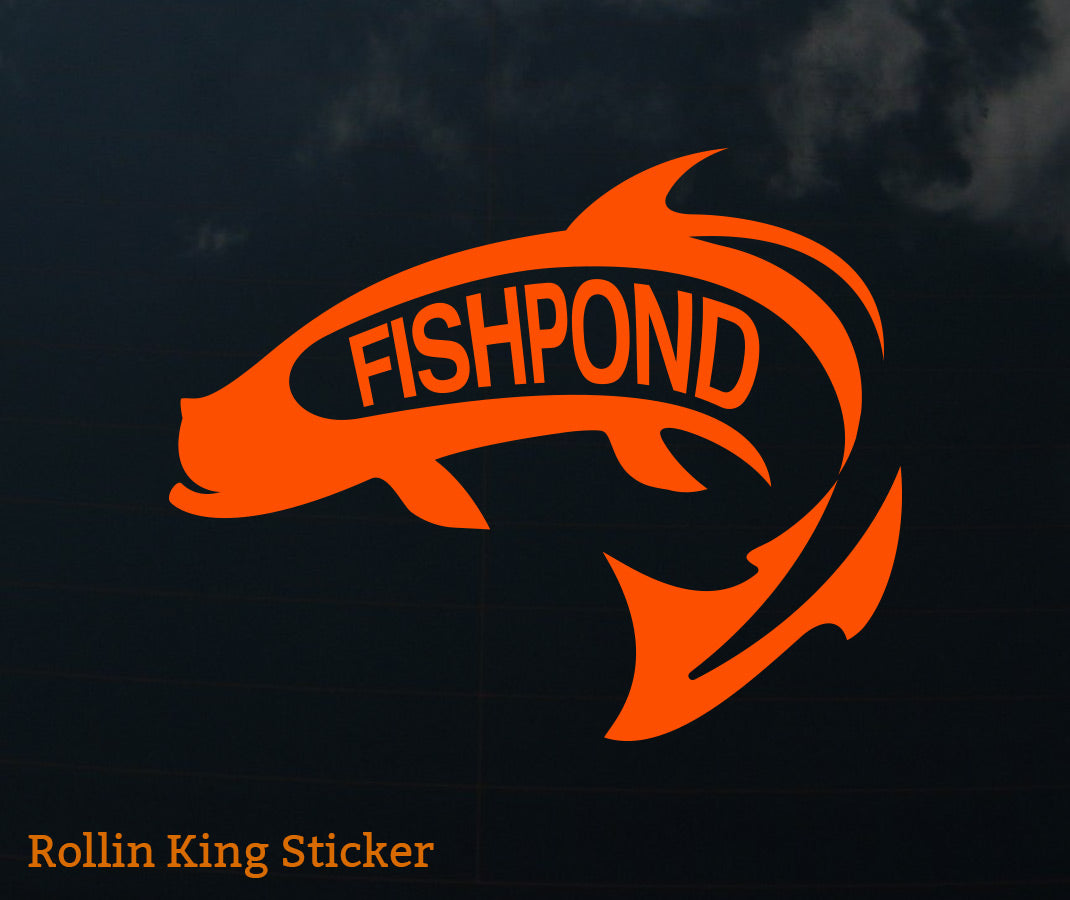 Fishpond Rolling King Sticker