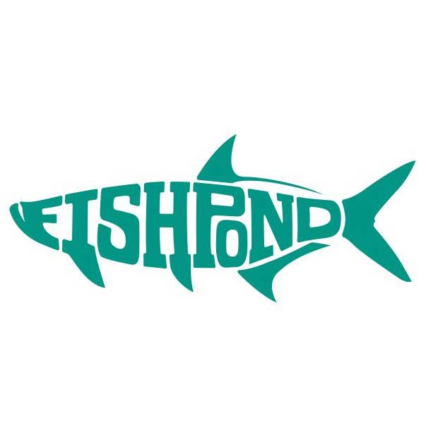 Fishpond Thermal Die Cut Sticker - King in Aqua